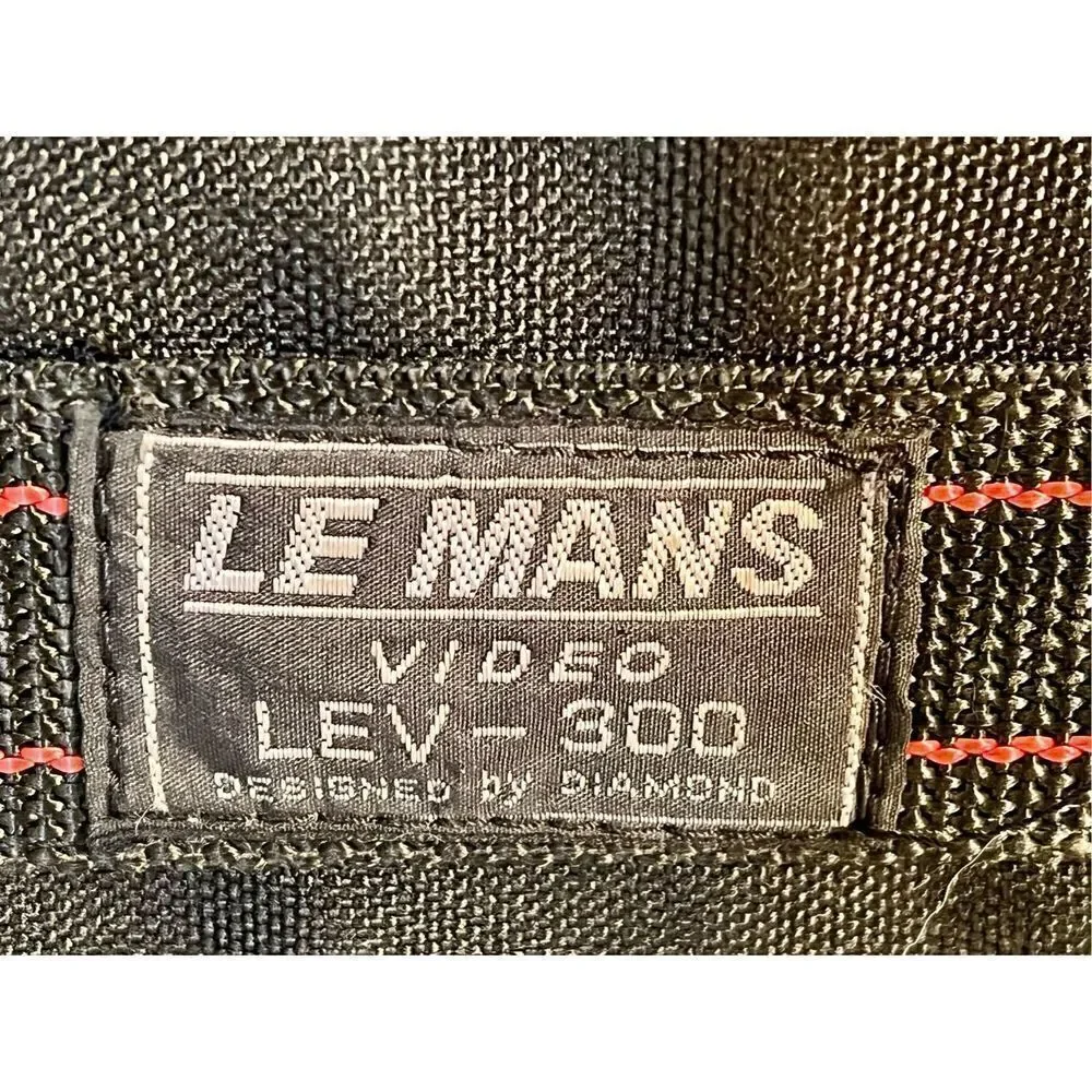LeMans Diamond Vintage LARGE SLR / DSLR / VIDEO Black Nice Bag Fully Padded